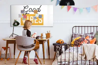 Schreib-Magnettafel mit inspirierendem Spruch
