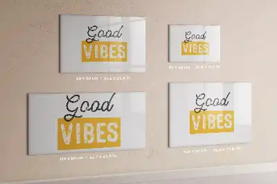 Schreib-Magnettafel mit inspirierendem Spruch