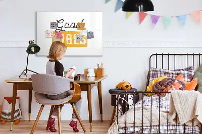 Schreib-Magnettafel mit inspirierendem Spruch