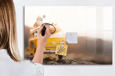Schreib-Magnettafel Urlaub mit dem Auto