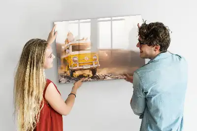 Schreib-Magnettafel Urlaub mit dem Auto