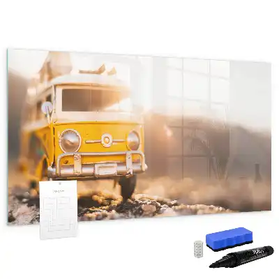 Schreib-Magnettafel Urlaub mit dem Auto