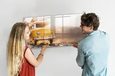 Schreib-Magnettafel Urlaub mit dem Auto