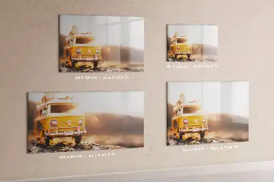 Schreib-Magnettafel Urlaub mit dem Auto
