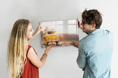 Schreib-Magnettafel Urlaub mit dem Auto