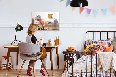 Schreib-Magnettafel Urlaub mit dem Auto