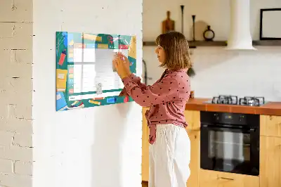 Stundenplan beschreibbare Magnettafel