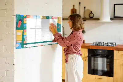 Stundenplan beschreibbare Magnettafel