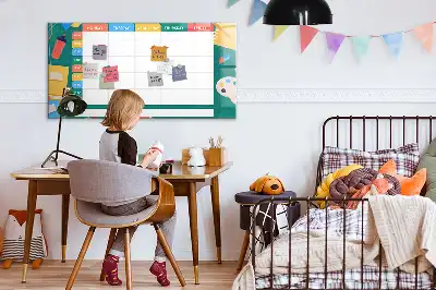 Stundenplan beschreibbare Magnettafel