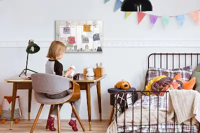 Schreib-Magnettafel als Tier-Wochenplaner