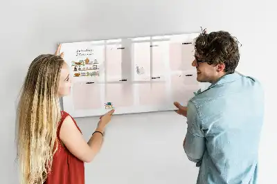 Wochenplaner als magnetische Schreibtafel