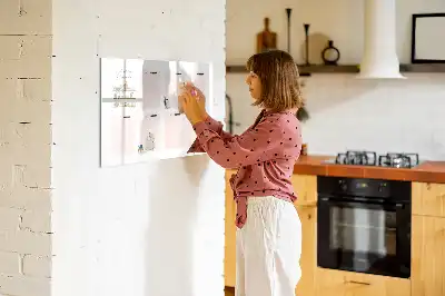 Wochenplaner als magnetische Schreibtafel
