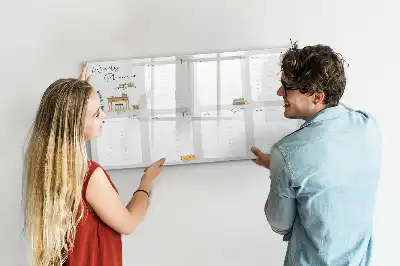Beschreibbare Magnettafel gemütlicher Wochenplaner