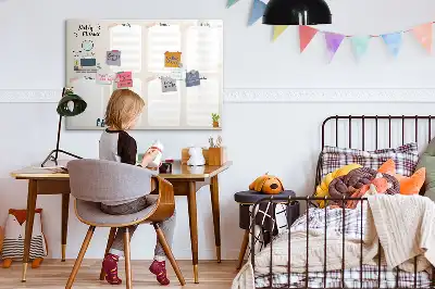 Wochenplaner als magnetische Schreibtafel