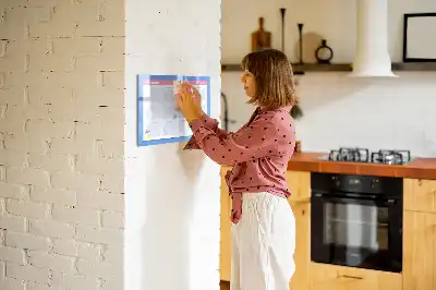 Schreib-Magnettafel als Monatsplaner