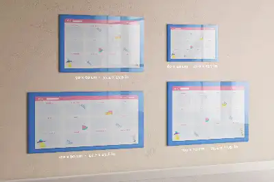 Schreib-Magnettafel als Monatsplaner