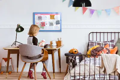 Schreib-Magnettafel als Monatsplaner
