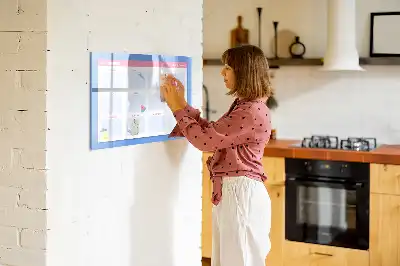 Schreib-Magnettafel als Monatsplaner