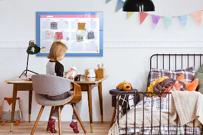 Schreib-Magnettafel als Monatsplaner