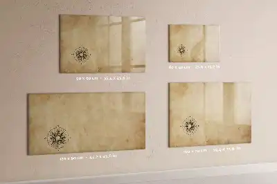 Magnettafel beschreibbar, Kompass