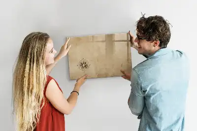 Magnettafel beschreibbar, Kompass