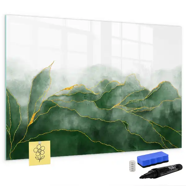 Magnettafel beschreibbar mit Blatt-Abstraktion