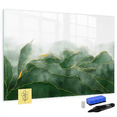 Magnettafel beschreibbar mit Blatt-Abstraktion