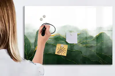 Magnettafel beschreibbar mit Blatt-Abstraktion