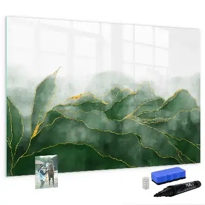 Magnettafel beschreibbar mit Blatt-Abstraktion