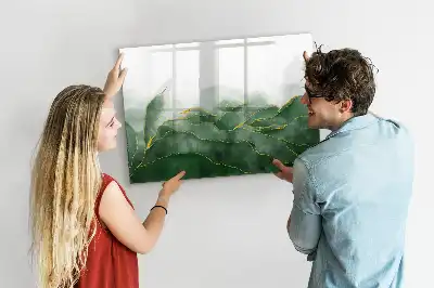 Magnettafel beschreibbar mit Blatt-Abstraktion