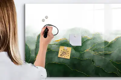Magnettafel beschreibbar mit Blatt-Abstraktion