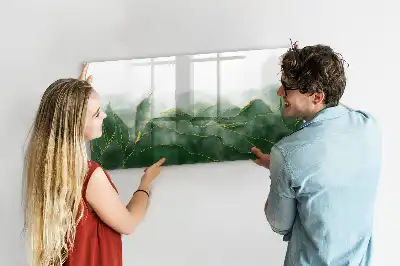 Magnettafel beschreibbar mit Blatt-Abstraktion