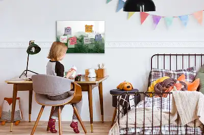 Magnettafel beschreibbar mit Blatt-Abstraktion