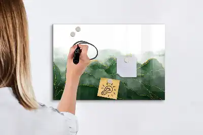 Magnettafel beschreibbar mit Blatt-Abstraktion