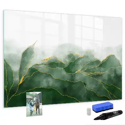 Magnettafel beschreibbar mit Blatt-Abstraktion