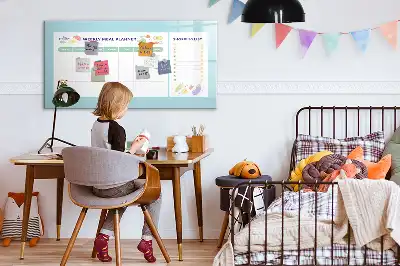 Mahlzeitenplaner als magnetische Schreibtafel