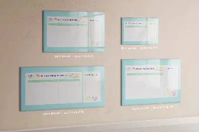 Mahlzeitenplaner als magnetische Schreibtafel