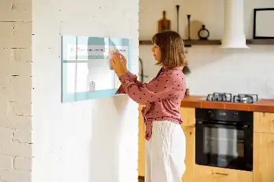 Mahlzeitenplaner als magnetische Schreibtafel