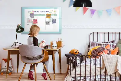 Mahlzeitenplaner beschreibbare Magnettafel
