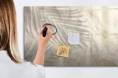 Beschreibbare Magnettafel Motiv Schatten auf dem Sand