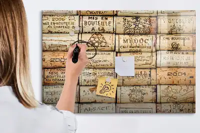 Magnettafel beschreibbare Kork-Optik