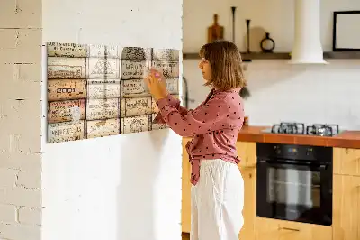 Magnettafel beschreibbare Kork-Optik