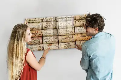 Magnettafel beschreibbare Kork-Optik
