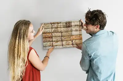 Magnettafel beschreibbare Kork-Optik
