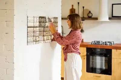 Magnettafel beschreibbare Kork-Optik