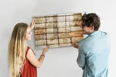 Magnettafel beschreibbare Kork-Optik