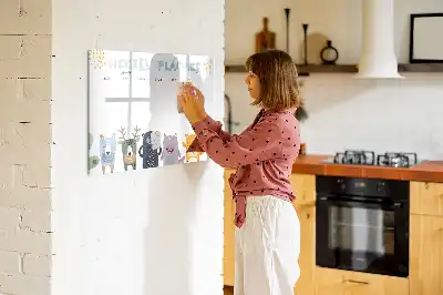 Wochenplaner für Kinder beschreibbare Magnettafel