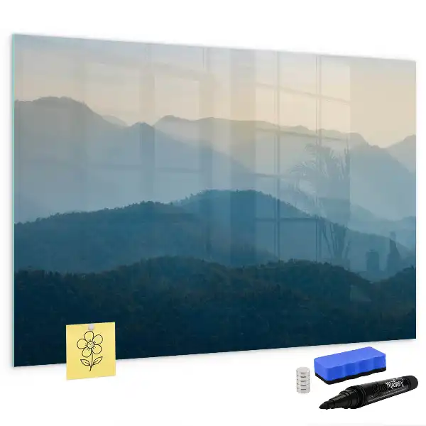 Beschreibbare Magnettafel Motiv Landschafts-Abstraktion