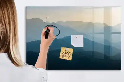 Beschreibbare Magnettafel Motiv Landschafts-Abstraktion