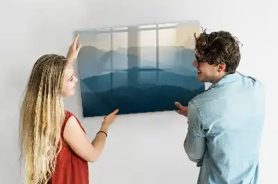Beschreibbare Magnettafel Motiv Landschafts-Abstraktion